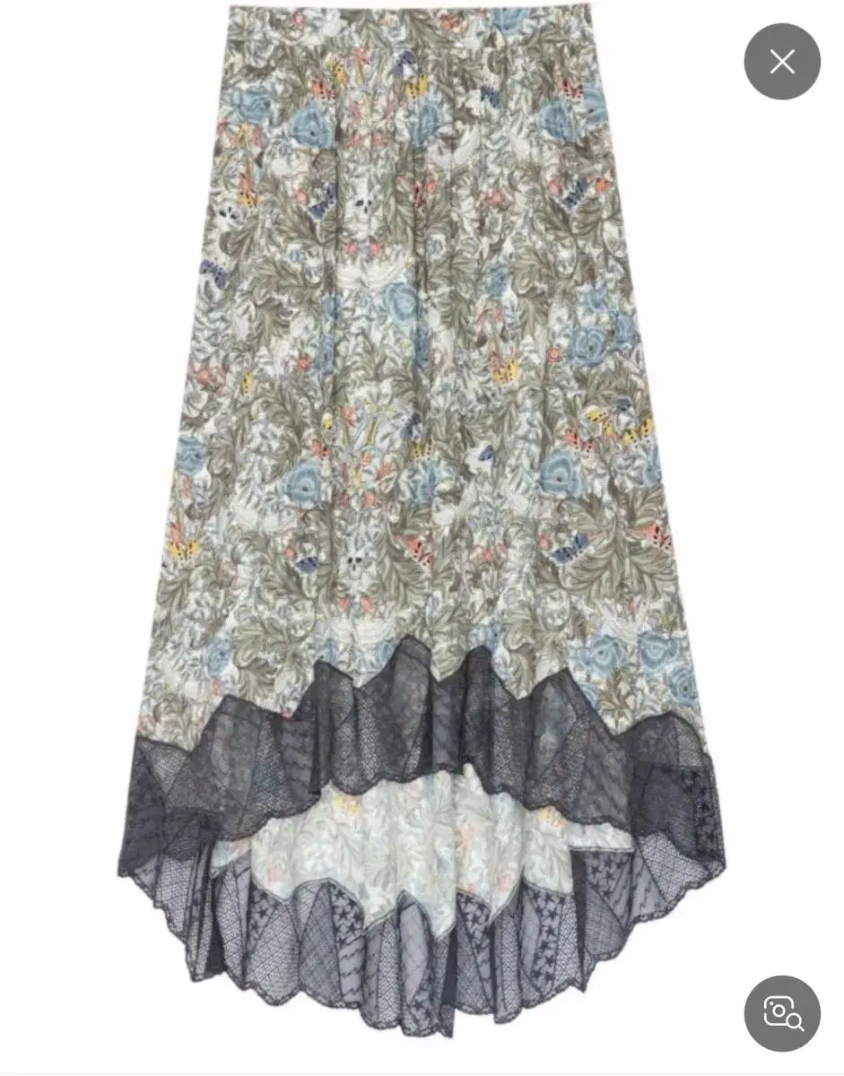 ZADIG&VOLTAIRE JOSLIN SOFT BRITISH FLOWERS スカート