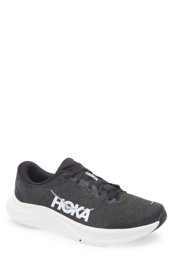 ホカオネオネ メンズ シューズ スニーカー HOKA Solimar 2 Training Shoe Black White ホワイト