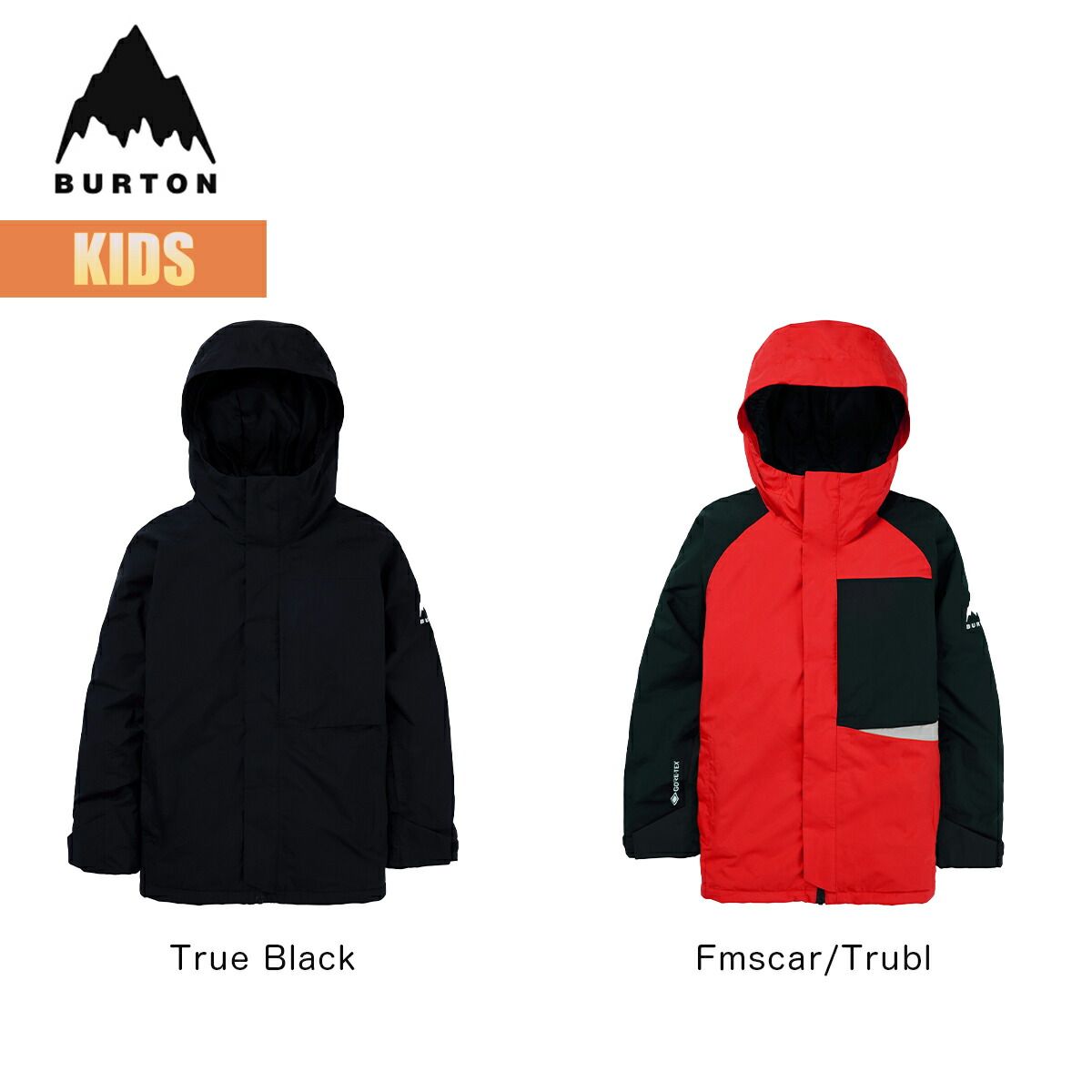 BURTON キッズ Black 迷彩ポイント 上下セット BURTON 【公式通販】