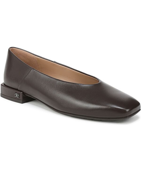 サムエデルマン レディース シューズ スリッポン・ローファー Sam Edelman Womens Kasey Ballerina SlipOn Flats Cafe Noir Leather