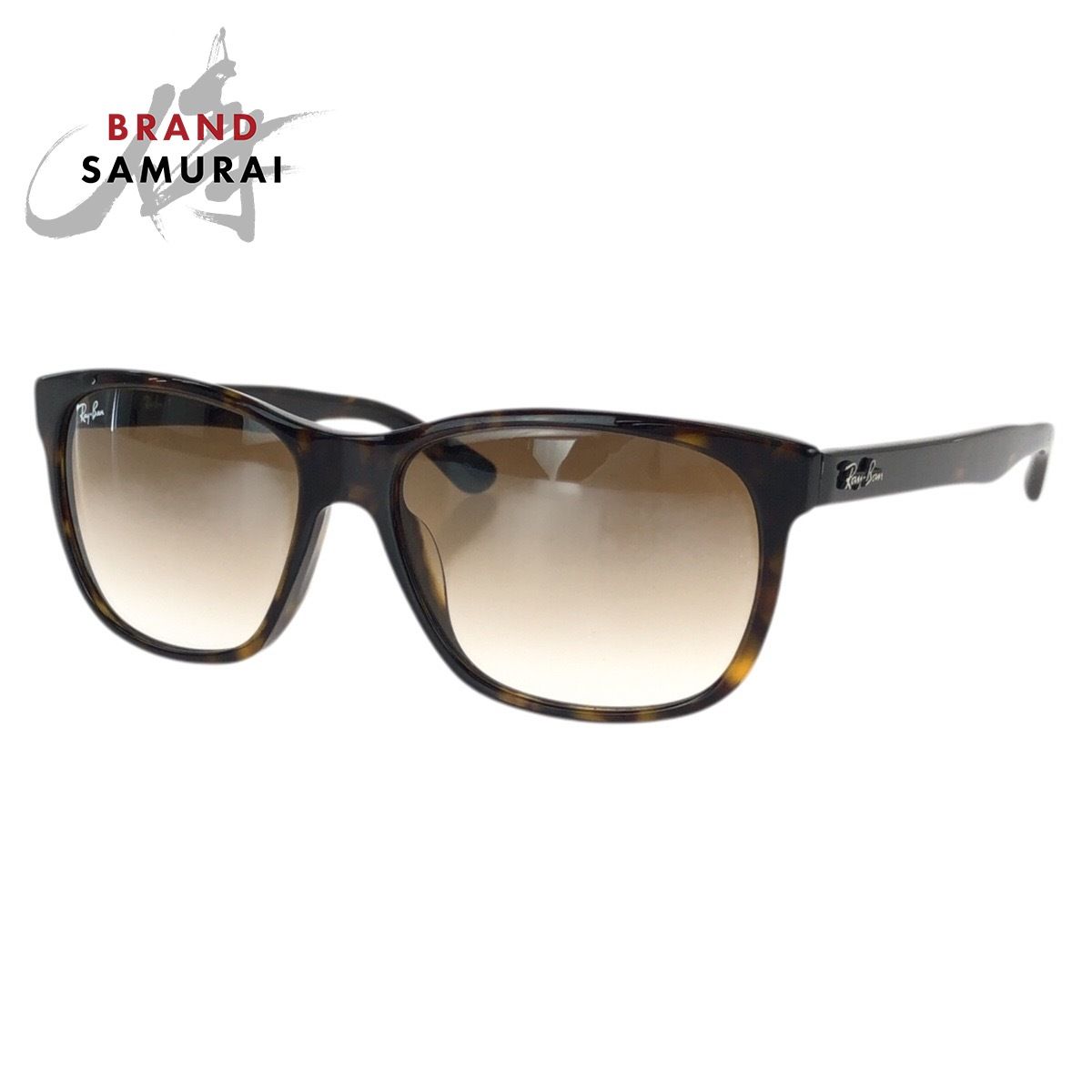 美品 Ray-Ban レイバン ハバナ ハイストリート ブラウン シルバー金具 プラスチック RB4181F 902/51 2N サングラス 男女兼用 メンズ 602494【中古】