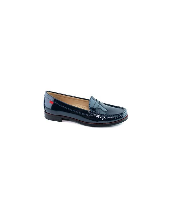 マークジョセフニューヨーク レディース シューズ パンプス ローファー Marc Joseph New York Womens East Village Penny Loafer Navy paten
