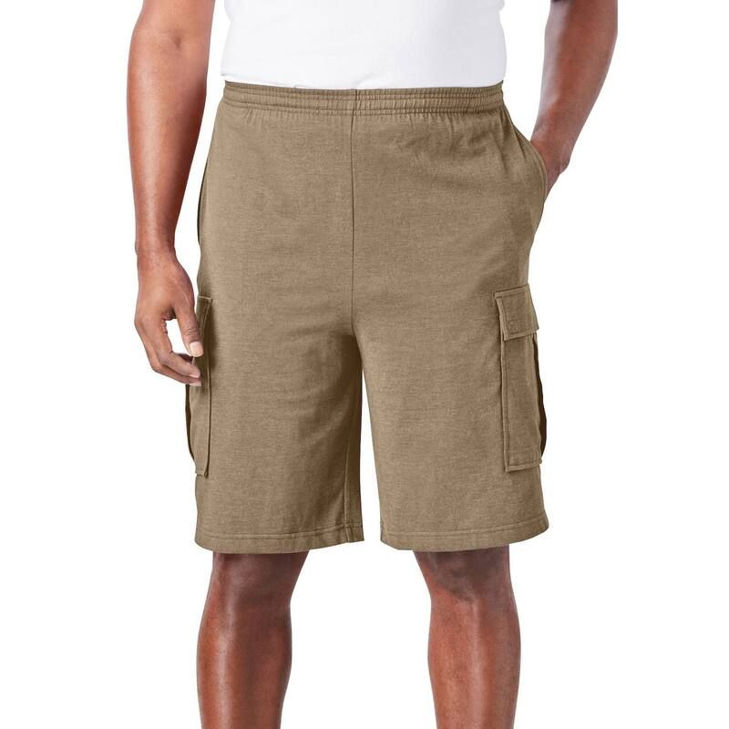 キングサイズ レディース ボトムス ハーフパンツ・ショーツ トール ショートパンツ ジャージー KingSize Mens Big Tallightweight Jersey Cargo Shorts