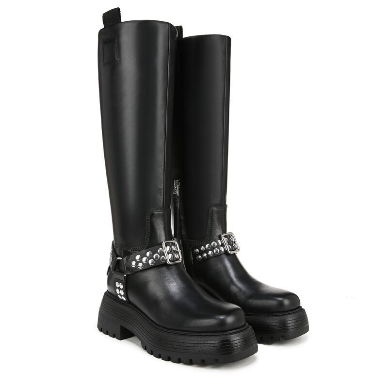 サーカス NY バイ サムエデルマン レディース シューズ ブーツ・レインブーツ Circus Ny By Sam Edelman Hayes Black Leather S ブラック