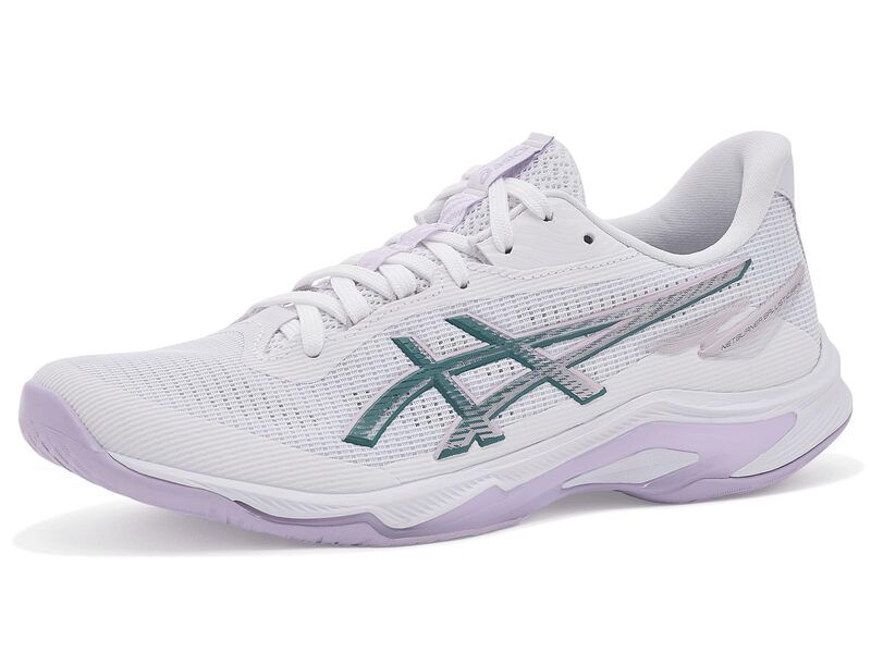 アシックス レディース シューズ スニーカー Asics Netburner Ballistic FF 4 WhiteDahlia ホワイト
