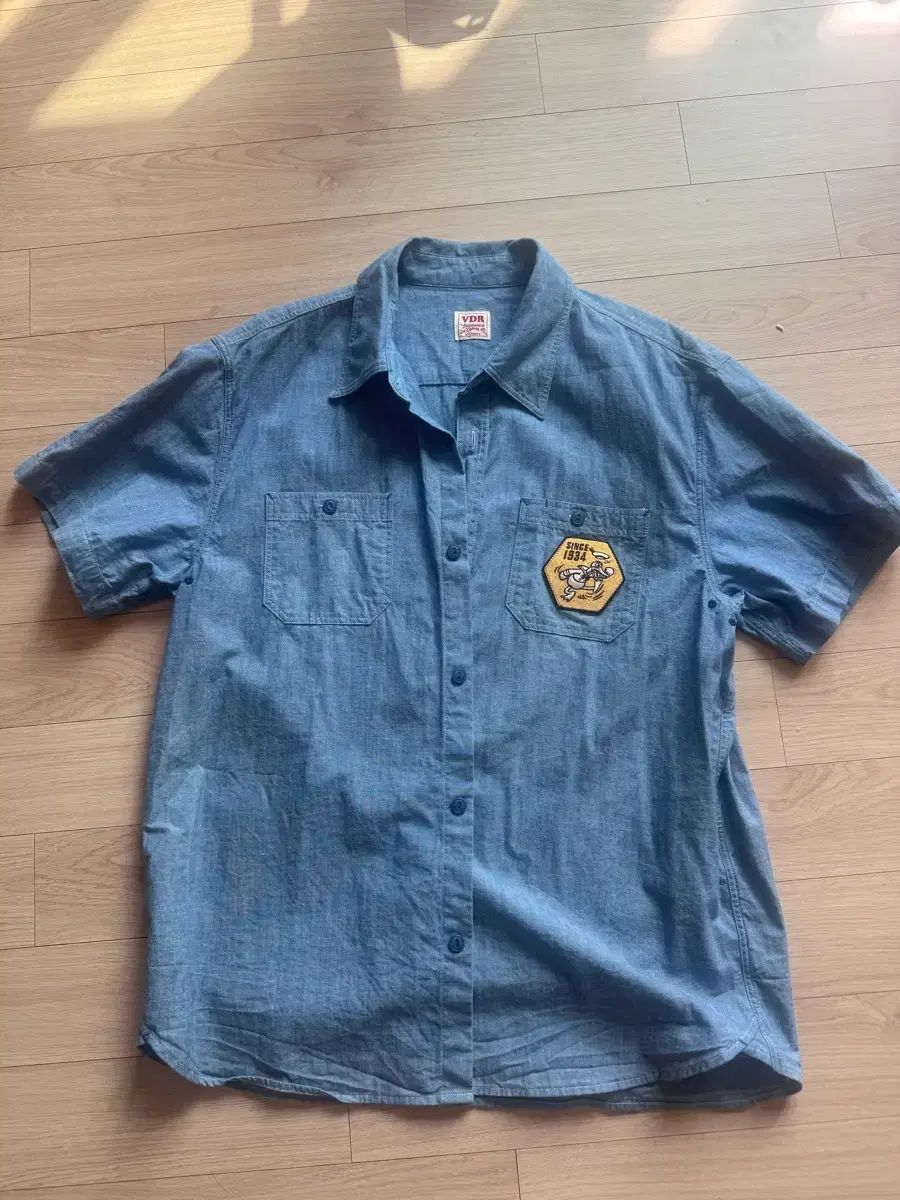 ビディアル ドナルド シャンブレー シャツ XL