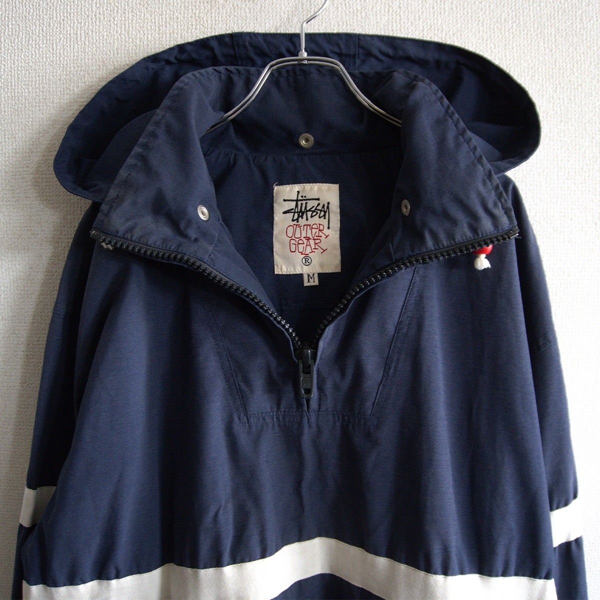 90s/USA製】OLD STUSSY【セーリング ジャケット】 M オールド