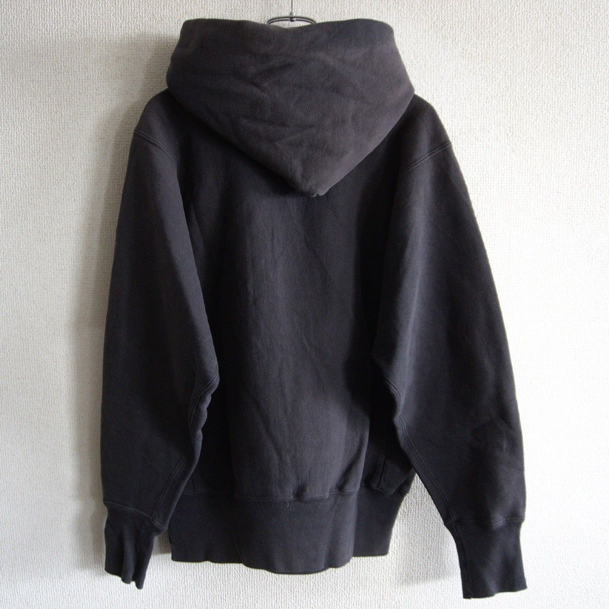 90s】CHAMPION【REVERSE WEAVE リバースウィーブ パーカー】M ブラック