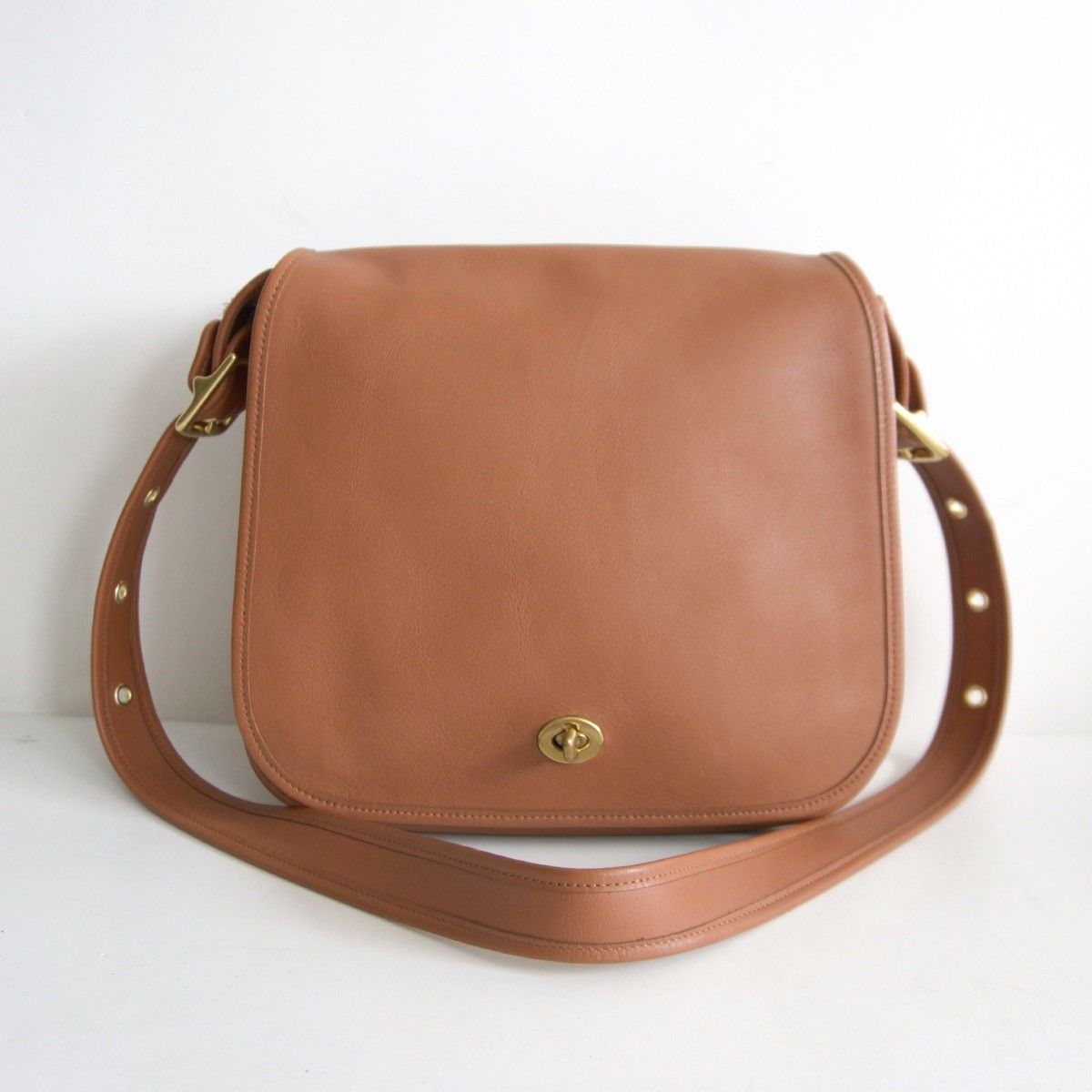 【美品】OLD COACH【レザー ショルダーバッグ】 ブラウン コーチ 26060462