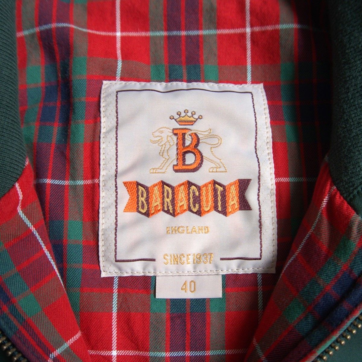 美品】 BARACUTA 【G9 スウィングトップ ハリントンジャケット】40 