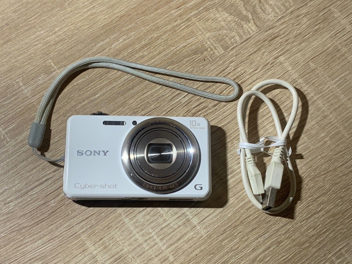 1632 Sony Cyber-Shot DSC-WX170 ホワイト 動作確認済み デジカメ【ネ】