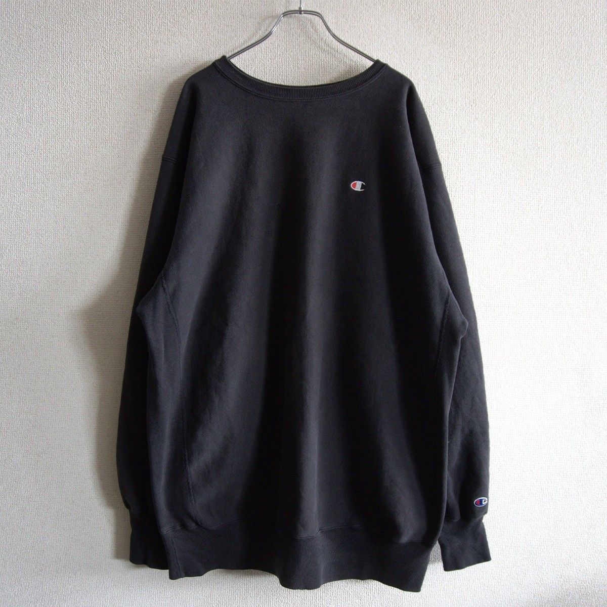 【90s/ブラック】CHAMPION【REVERSE WEAVE リバースウィーブ スウェット】XXXL 黒 チャンピオン トレーナー USA製 26060497