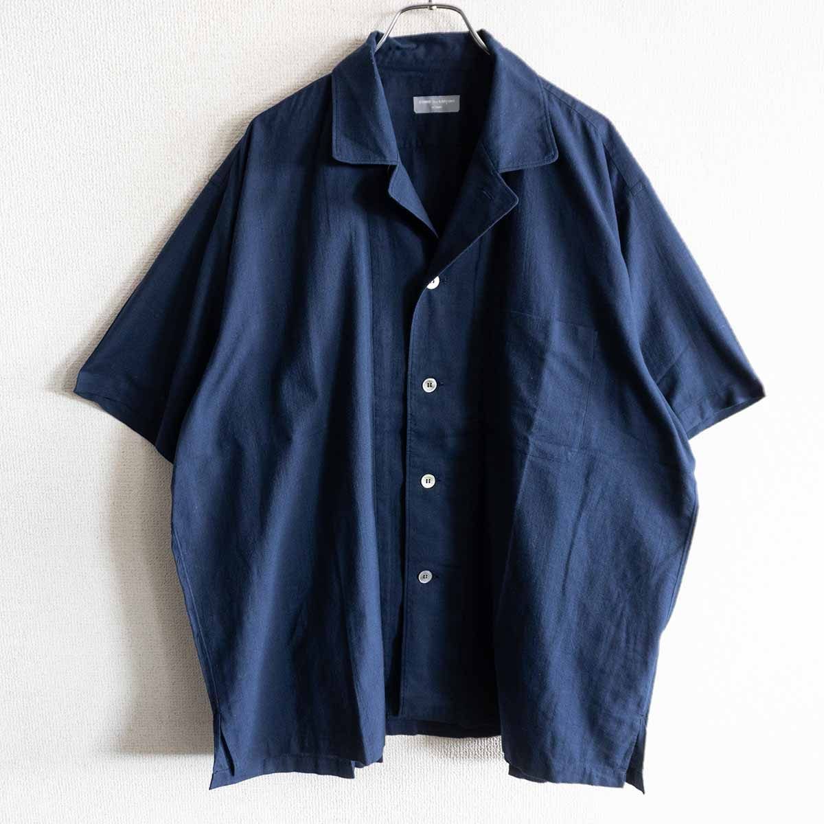 【80S/アーカイブ】COMME des GARCONS HOMME【オーバーサイズ ボックスシルエット シャツ】 ネイビー コムデギャルソン オム 26060580