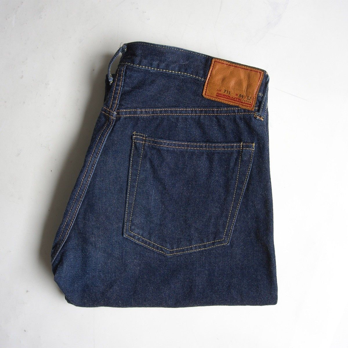【美品】 RESOLUTE【711 デニムパンツ 】34×32 日本製 リゾルト 26060546