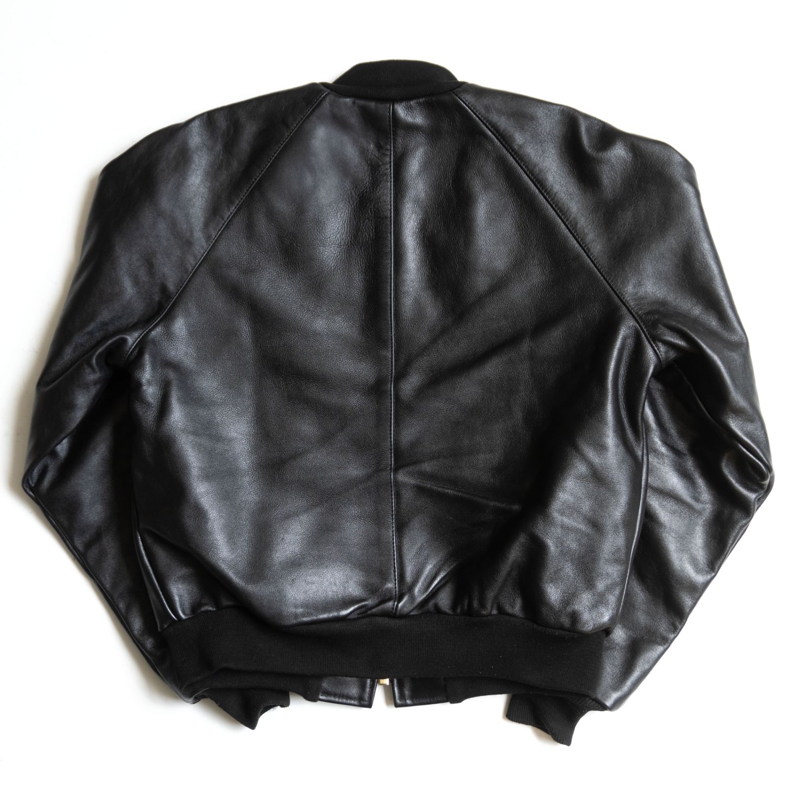 美品】 VANSON 【TJV オールレザー スタジャン】40 ブラック