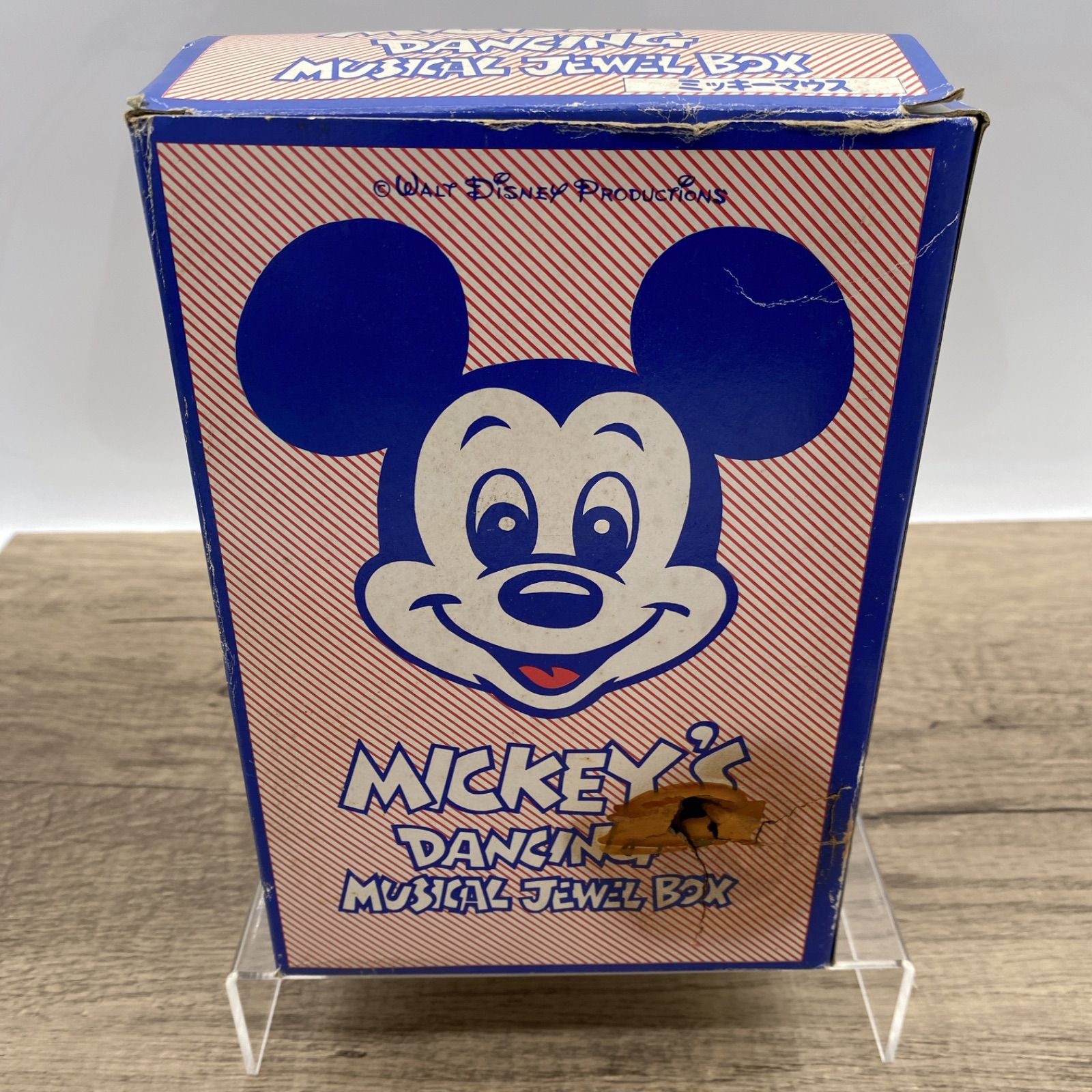 D-0298【美品中古品】◇ '70年代 Sankyo社 WaltDisney Mickey＆Minnie