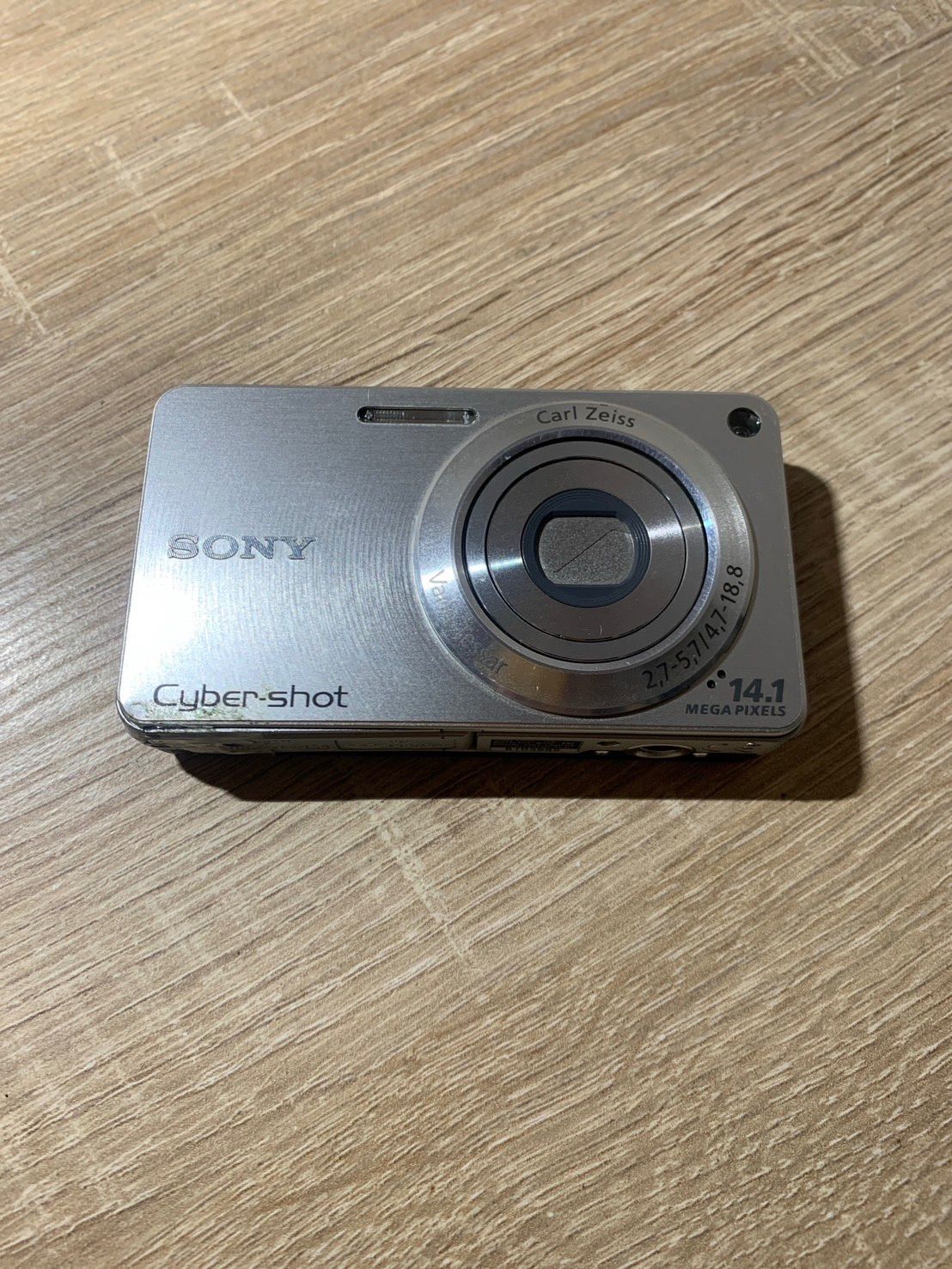 1557 Sony Cyber-Shot DSC-W350 シルバー ジャンク品 デジカメ【ネ
