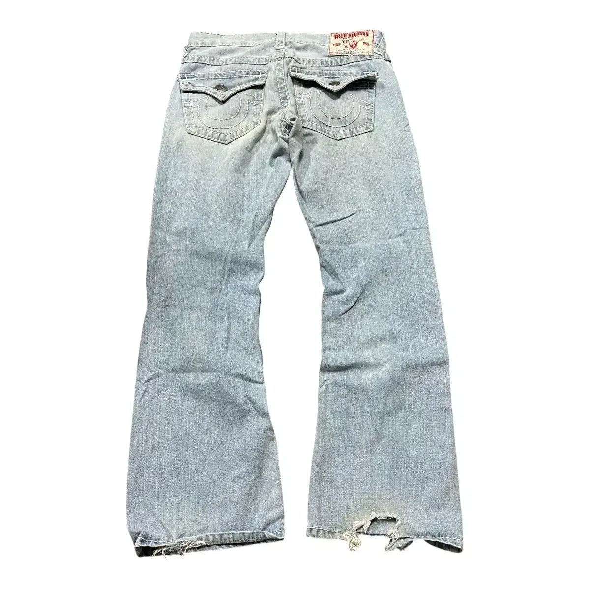 (即配) TRUE RELIGION 白ステッチ Billlie SUPER Tシャツ デニム パンツ