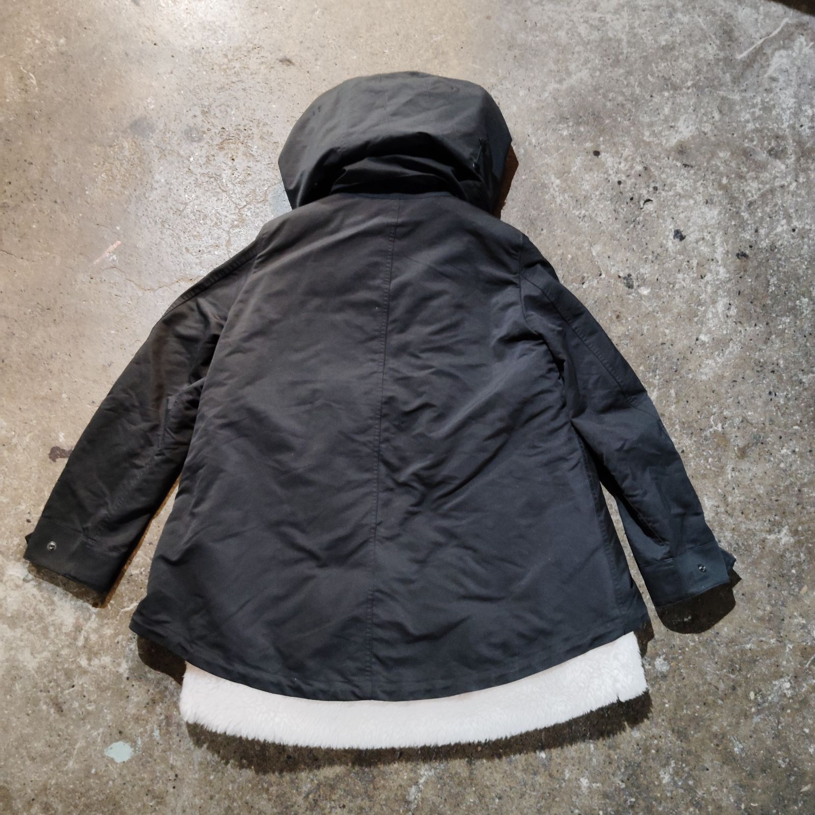 THE RERACS モッズコート ボアライナー付 ブラック 36 ザリラクス 19fw 