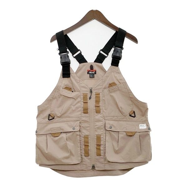 NANGA ナンガ ヒノック リップストップ ユーティリティ ベスト HINOC RIPSTOP UT VEST メンズ Mサイズ ベージュ系 トップス DM19429■ 11,088円