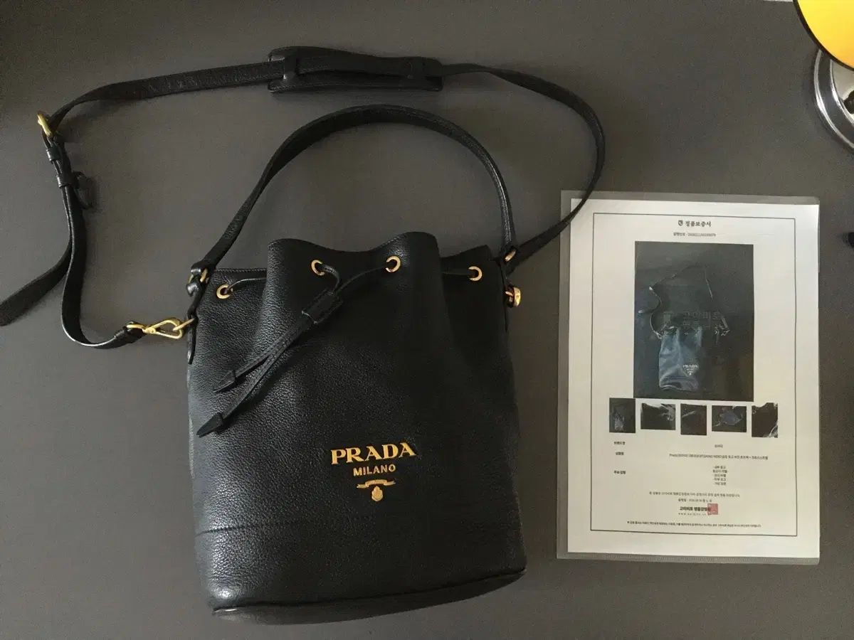 正規品 PRADA ヴィテロ バケットバッグ