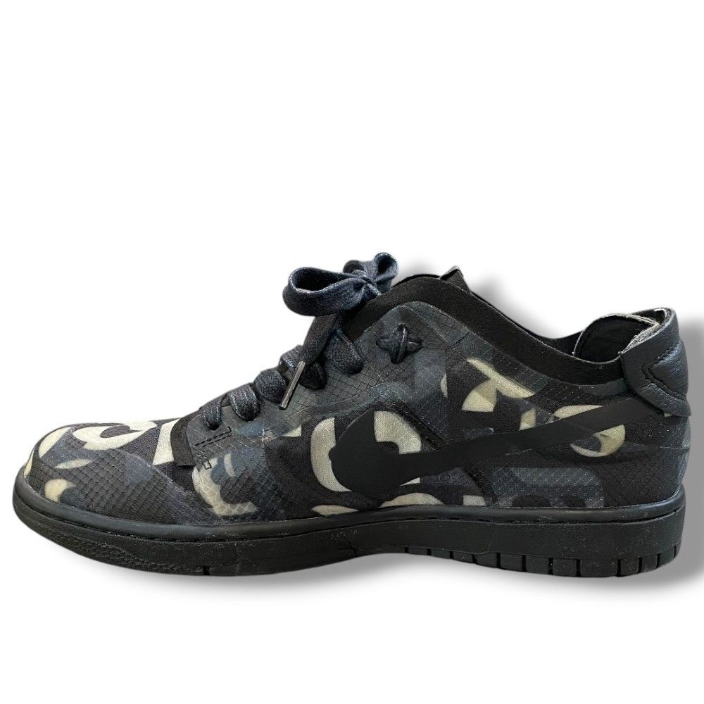 28cm NIKE × COMME DES GARCONS Women's Dunk Low Black CZ2675-001