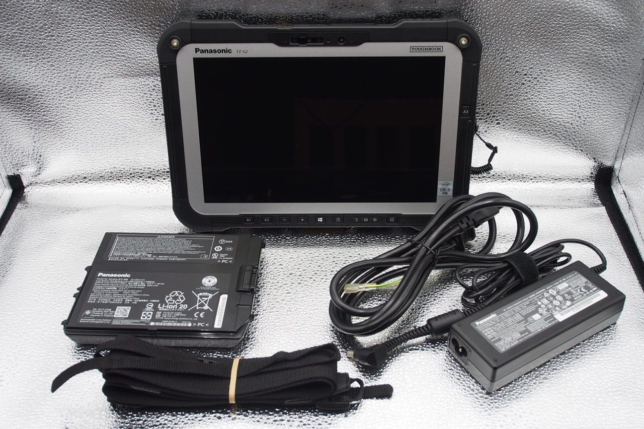 美品 20時間 Panasonic タフブック FZ-G2 TOUGHBOOK FZ-G2ABHBXVJ (Core i5-10310U/RAM8GB/SSD256GB/Win11Pro) 予備 大容量バッテリー付属 FZ-VZSU1UU
