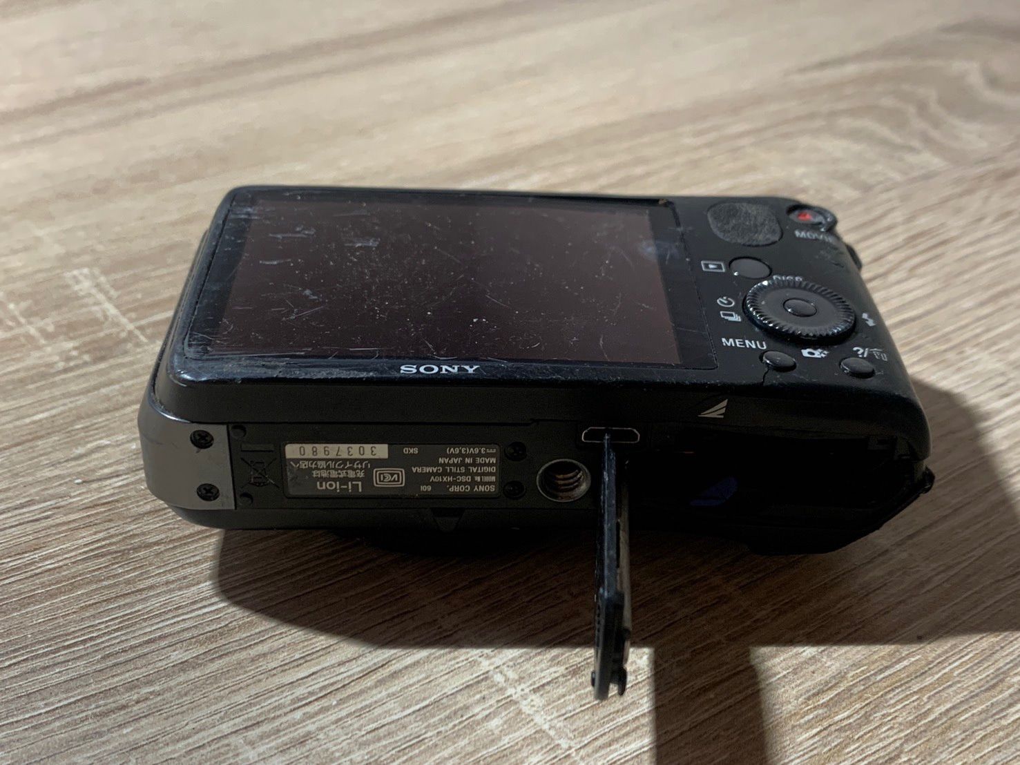 SONY ソニー サイバーショット DSC-HX10V【ジャンク品】 1629 Sony Cyber-Shot DSC-HX10V ブラック ジャンク品 デジカメ【ネ