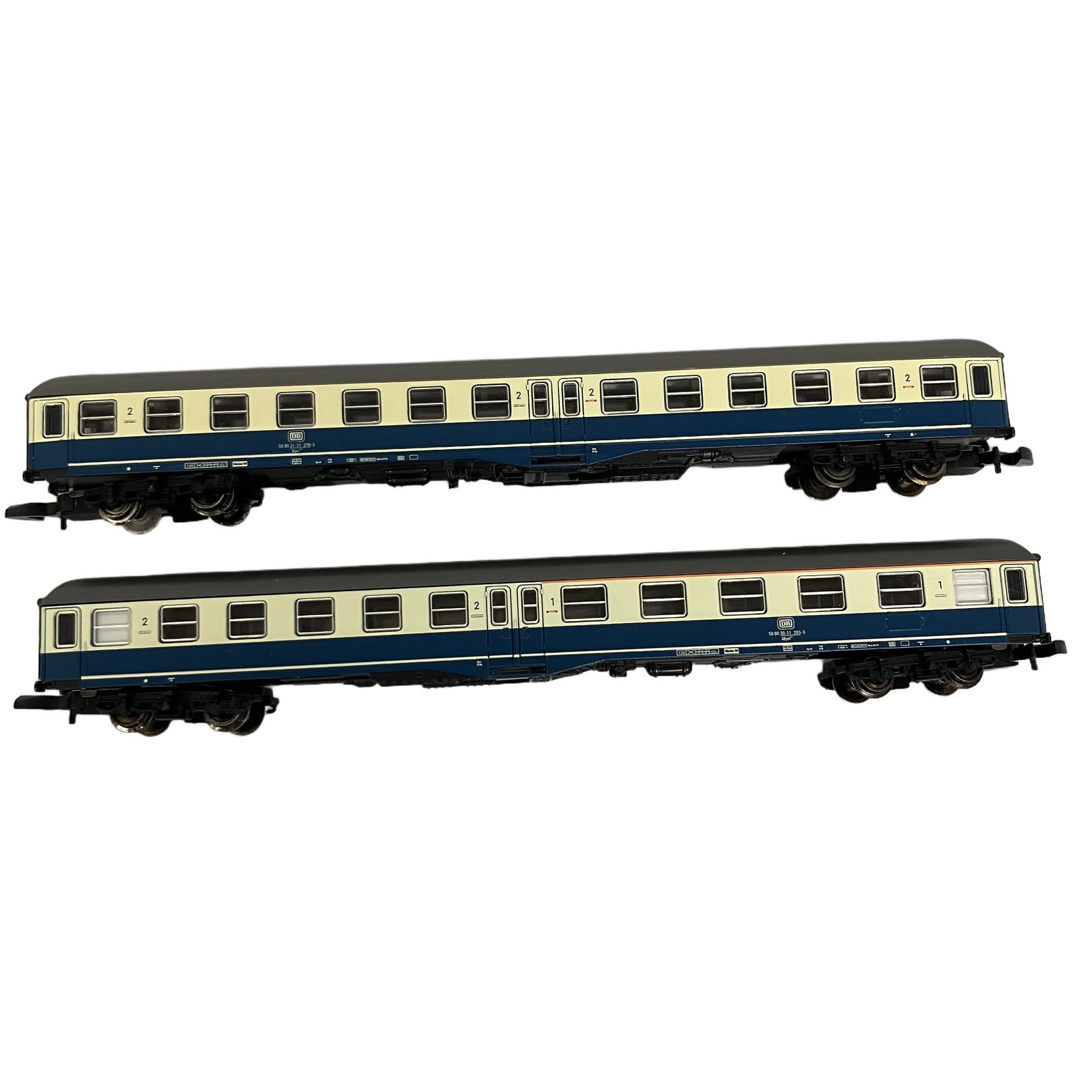 Marklin mini-club Zゲージ 87330 87335 DB 客車のみ2両セット 鉄道模型 中古 T11352052