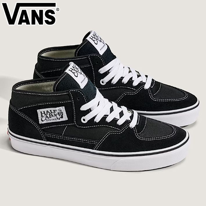 VANS ヴァンズ バンズ Half Cab Decon ハーフキャブ BLACK/TRUEWHITE VN000EAT6BT スニーカー シューズ 靴 メンズ