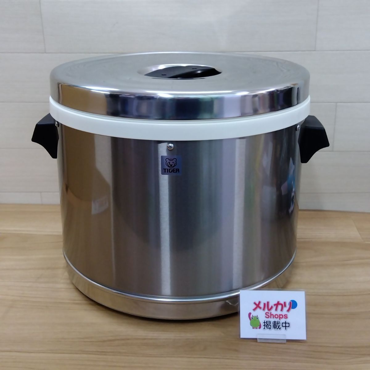 【未使用・保管品】タイガー 業務用ステンレスジャー JFMシリーズ おひつタイプ 保温専用容器 つゆ取り(付属品あり)　送料無料　4135