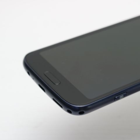 新品同様 SIMフリー らくらくスマートフォン F-53E ネイビー スマホ