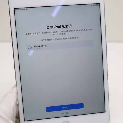 超美品 SIMフリー iPad mini 4 Cellular セルラー 128GB シルバー 即日