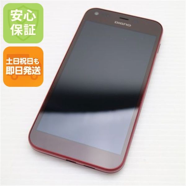 超美品 Y!mobile 503KC DIGNO E レッド 即日発送 スマホ Y!mobile 