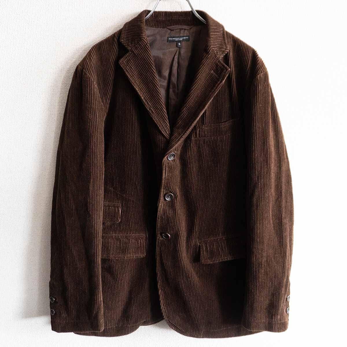 美品】Engineered Garments【ANDOVER JACKET】S ブラウン コーデュロイ 