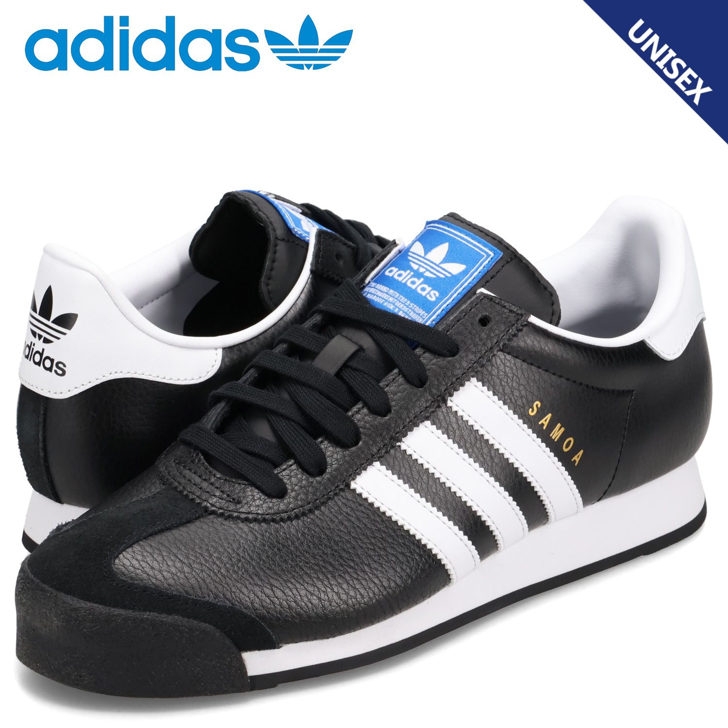 アディダス オリジナルス adidas Originals スニーカー サモア メンズ レディース SAMOA 019351、ブラック/L