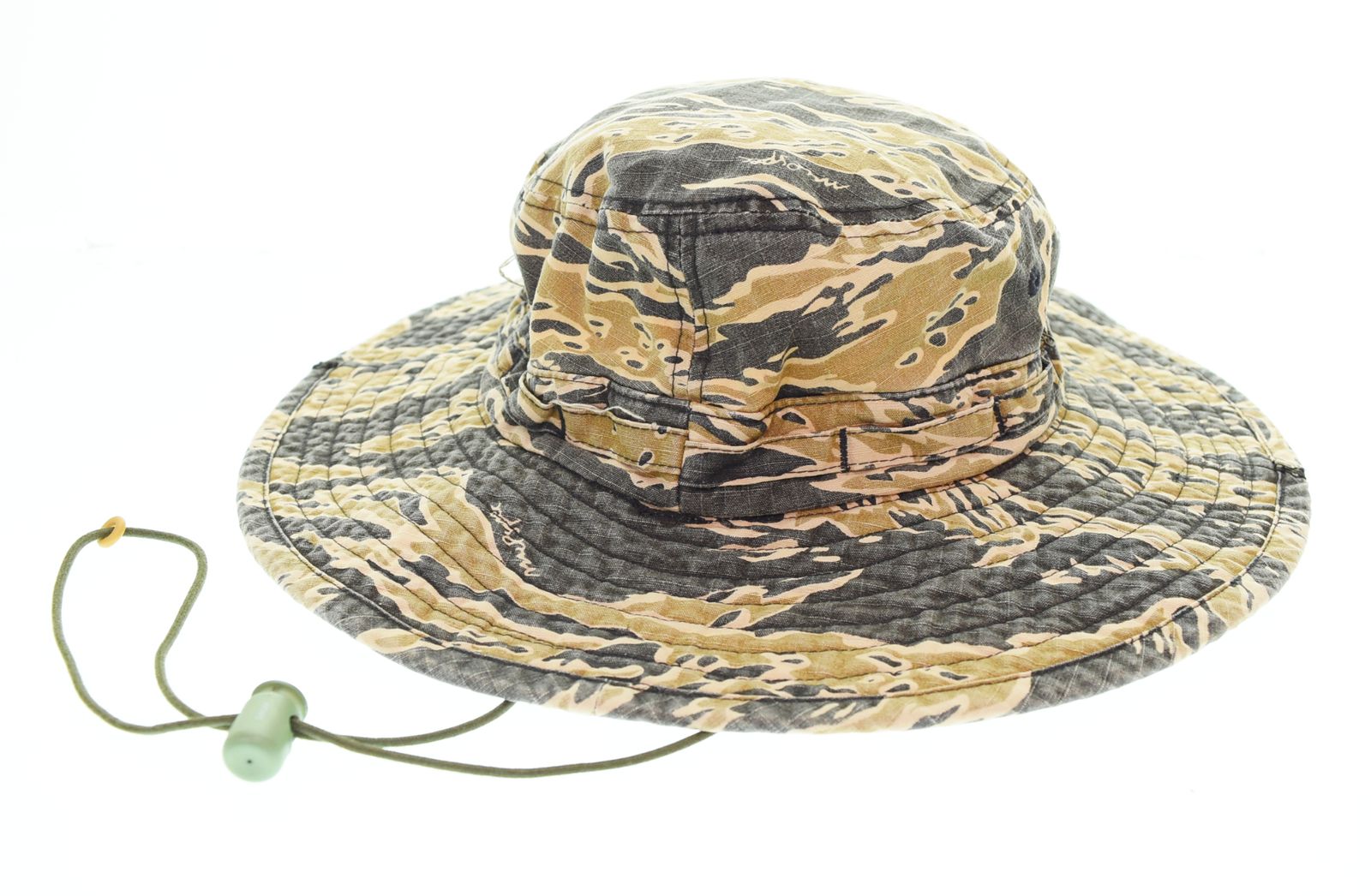 ダブルタップス WTAPS 00s Tiger Camo Ripstop Safari Bucket Hat タイガーカモ リップストップ サファリハット バケットハット 帽子 メンズ帽子 ハット ベージュ 103H-123