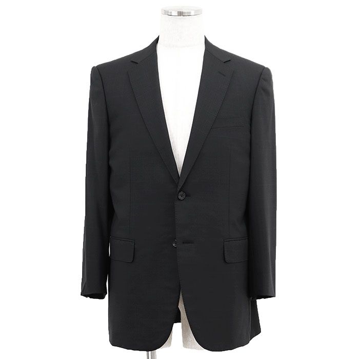 【SALE】BURBERRY LONDON バーバリーロンドン スーツ グレンチェック サイズ AB6 メンズ ウール100% トロピカル ジャケット 2B スラックス セットアップ チャコール 日本製 SALE】BURBERRY LONDON バーバリーロンドン スーツ グレンチェック