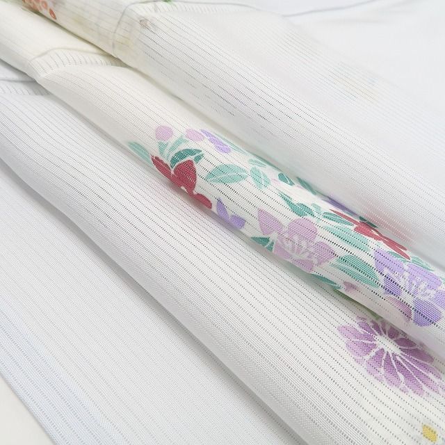 新品・夏訪問着】絽 坪金 花丸紋 夏着物 正絹 仕付け糸付 トールサイズ