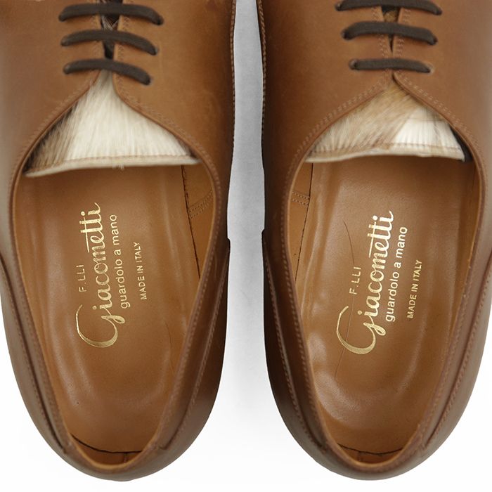 極美品】F.LLI Giacometti フラテッリジャコメッティ ダービーシューズ