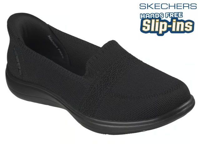 スケッチャーズ 138435 SKECHERS Slip-ins ON-THE-GO FLEX RADIANT ハンズフリー スリップインズ レディーススニーカー スリッポンスニーカー スリッポンシューズ バレエシューズ 立ったまま履ける靴 BBK ブラック