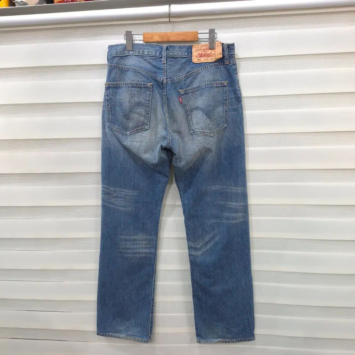 リーバイス 501 ヴィンテージ ウォッシュ デニムパンツ - 33-34