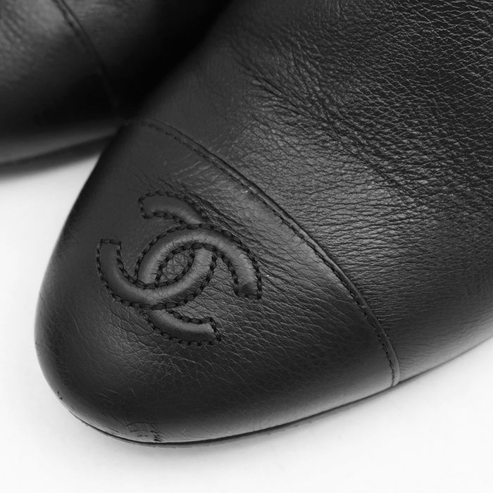 シャネル　ブーツ　サイズ36 CHANEL シャネル ブーツ サイズ 36 レディース G36273 グレインレザー