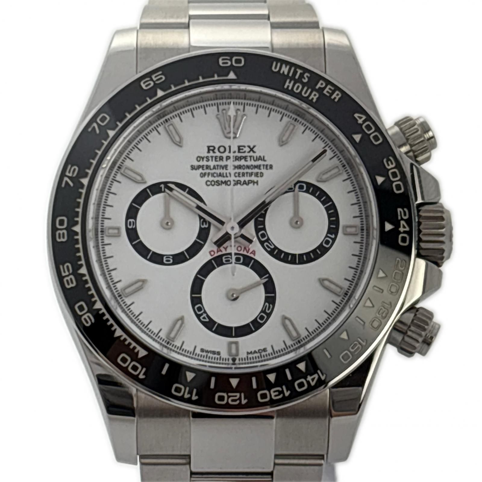 2025年 ROLEX ロレックス デイトナ 126500LN ホワイト ステンレススチール メンズ 自動巻き 2148104134097 200 【中古】