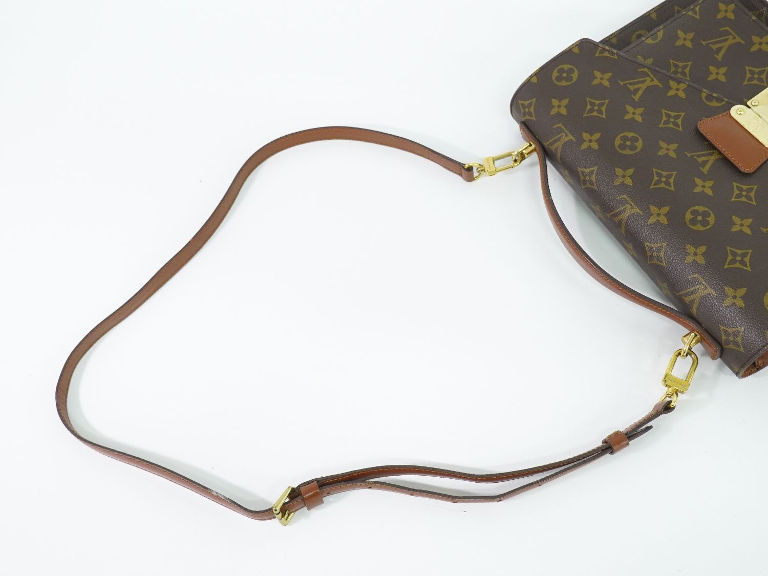 本物 ルイヴィトン LOUIS VUITTON LV モンソー モノグラム 2WAY 