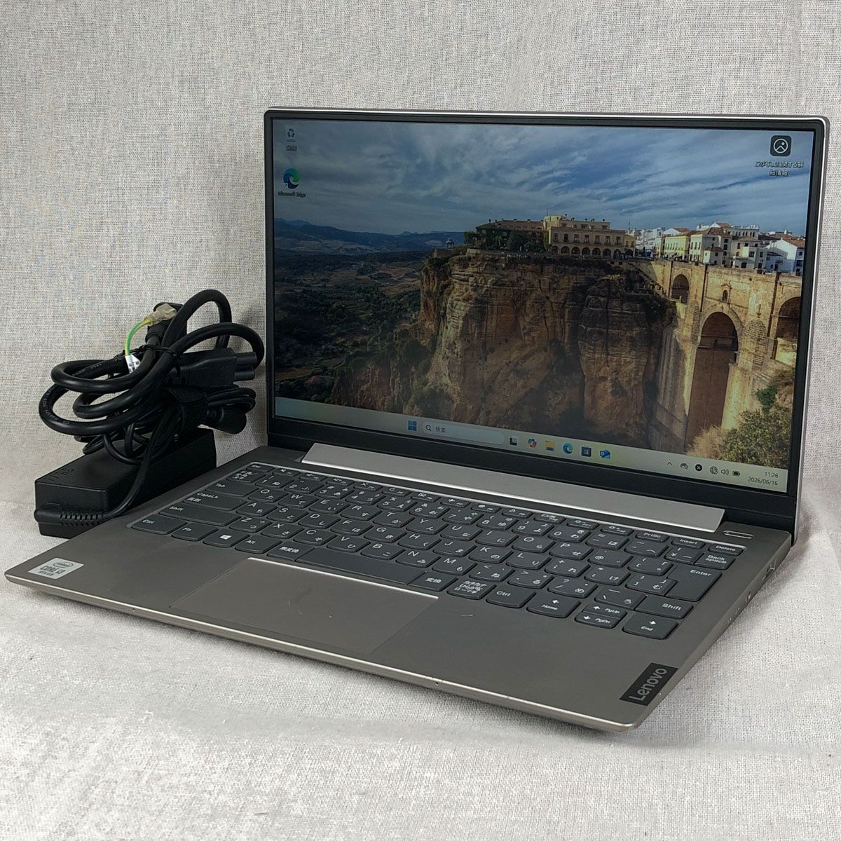 ◆ジャンク品◆ノートPC パソコン Lenovo レノボ IdeaPad S340-13IML【i3-10110U・メモリ8GB・SSD256GB】★ホワイトスポット 他 /wb-junk-261080(039740)