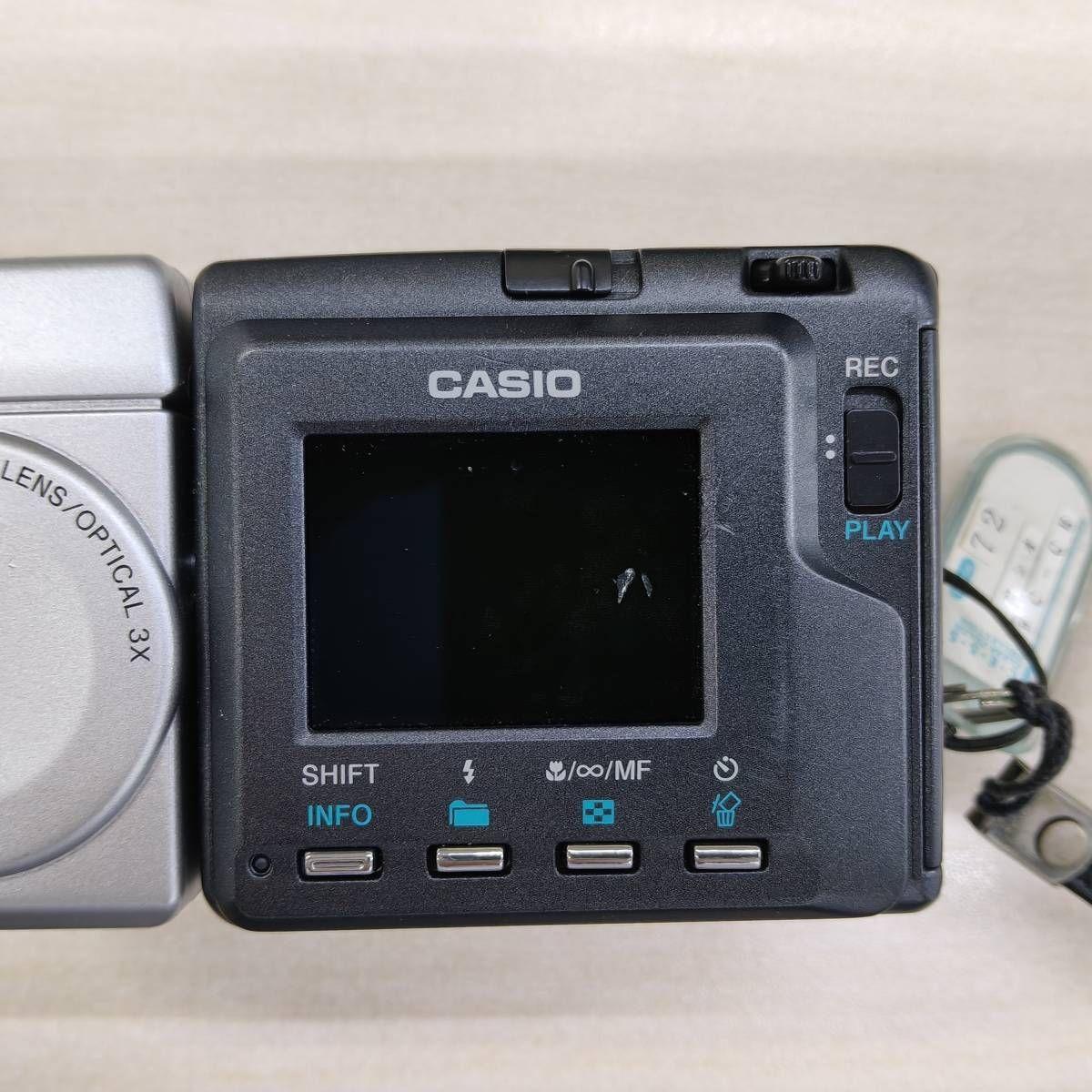 通電確認済】カシオ CASIO QV-2300UX 回転レンズ デジカメ ジャンク