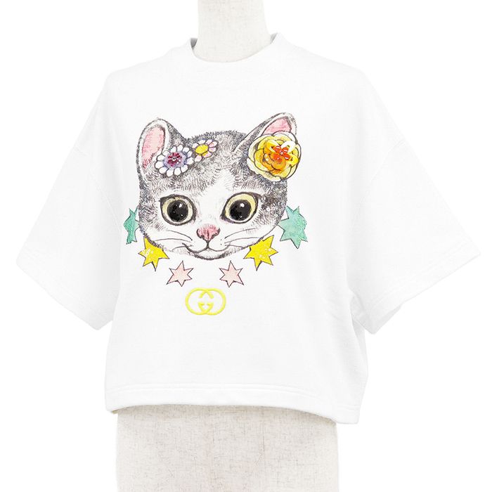 日本限定/未使用】GUCCI グッチ × ヒグチユウコ クロップドスウェットT 
