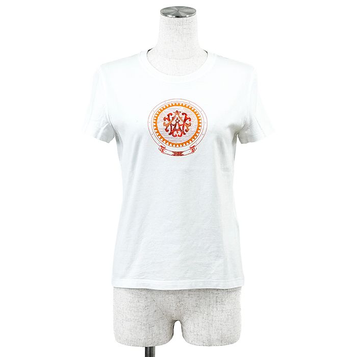 SALE】HERMES エルメス 半袖Tシャツ サイズ 36 レディース エンブレム