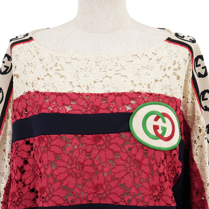 極美品】GUCCI グッチ ワンピース サイズ L レディース フローラル